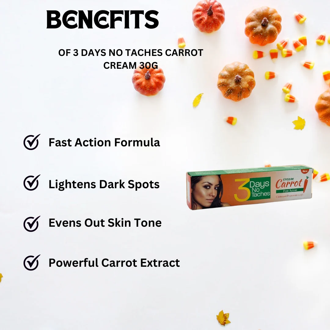 3 Days No Taches Carrot Cream 30g Pack of 10 - Image 4