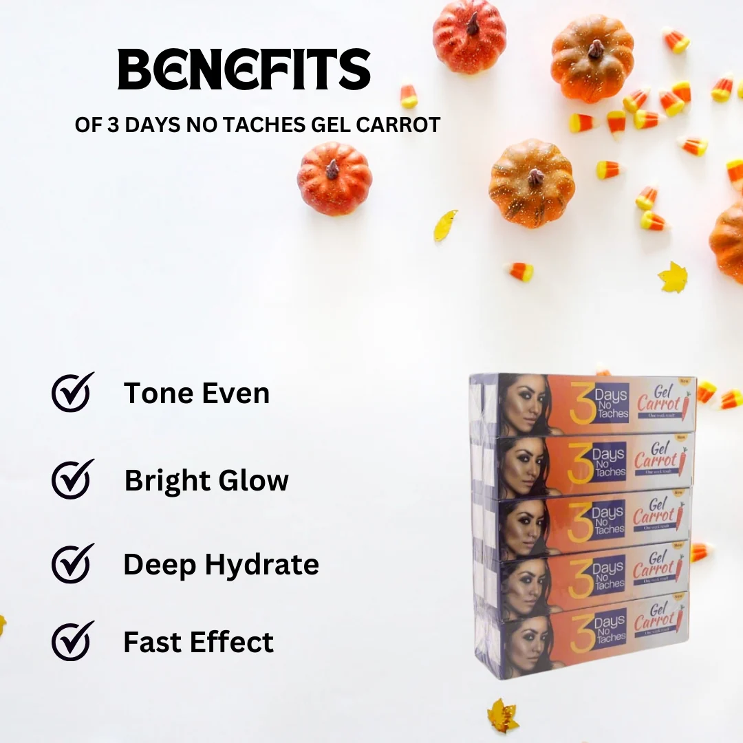3 Days No Taches Gel Carrot pack of 10 - Image 4