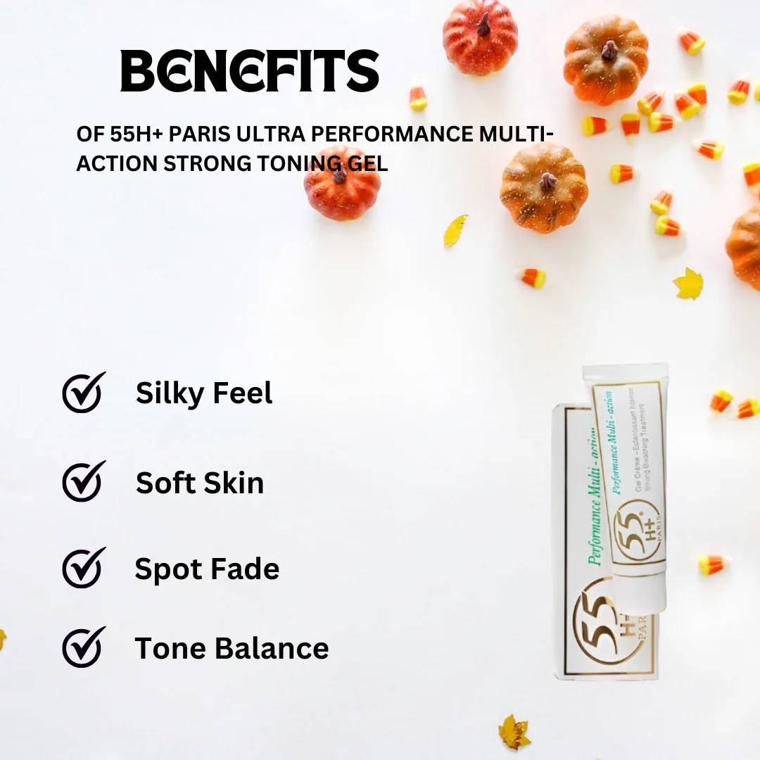 55H+ Paris Ultra Performance Multi-Action Strong Toning Gel 1 oz - Image 2