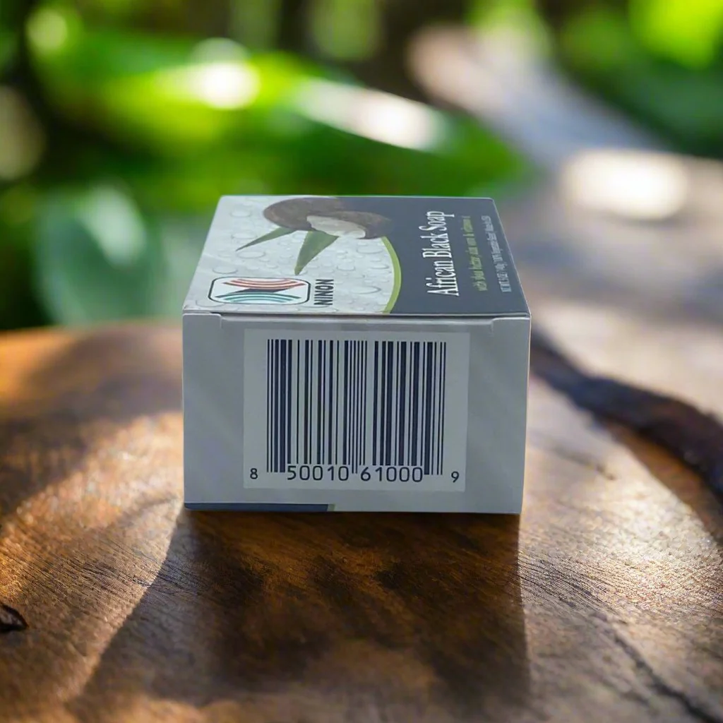 African Black Soap with Shea Butter 5oz / 140g - Image 3