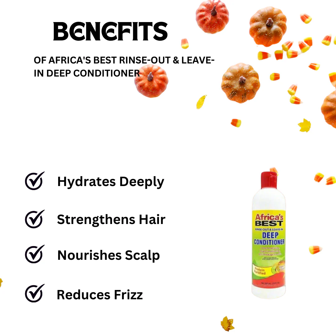 Africa's Best Rinse-Out & Leave-In Deep Conditioner 12oz - Image 2
