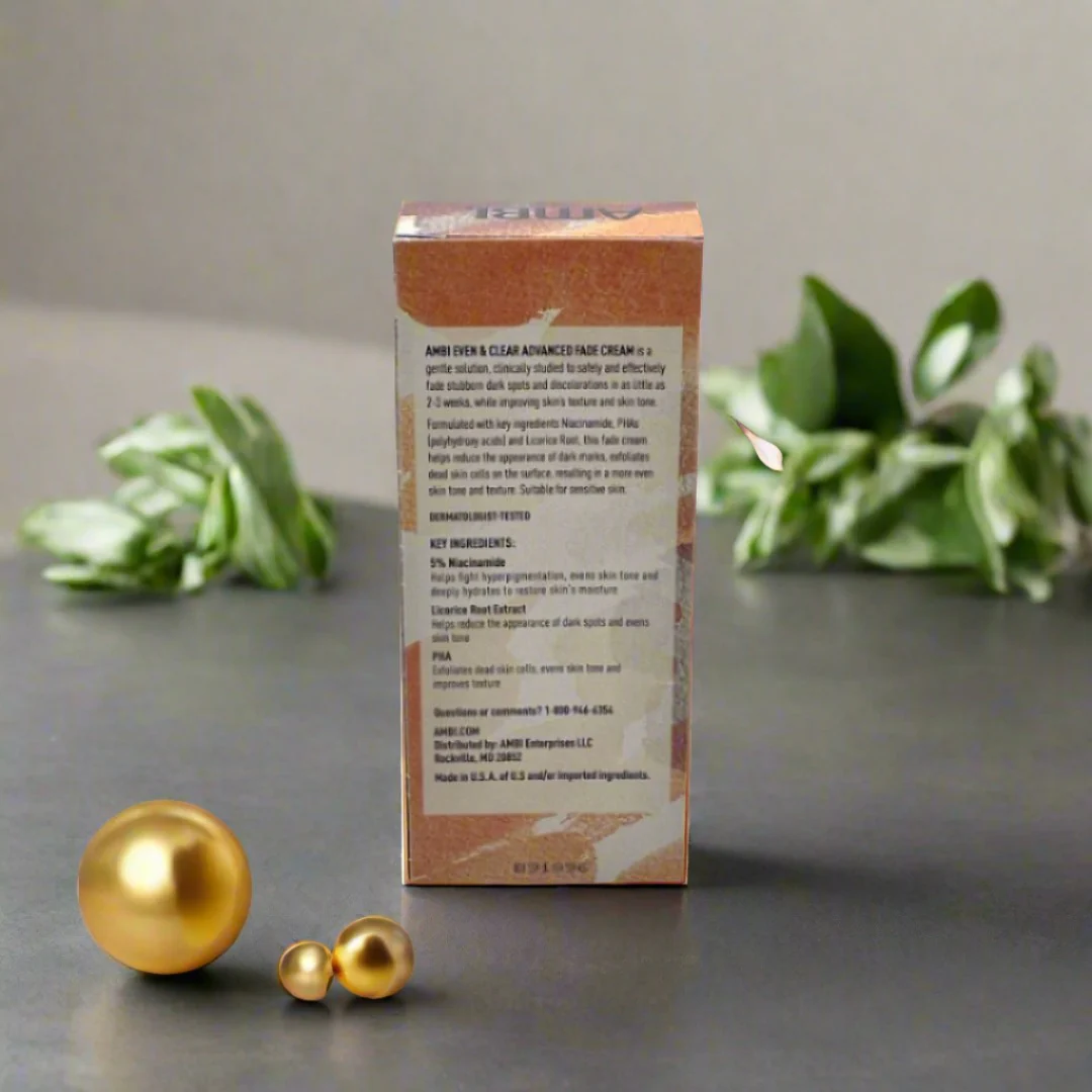 Ambi Even & Clear Fade Cream Stubborn Dark Spots 1oz | 30ml - Image 3