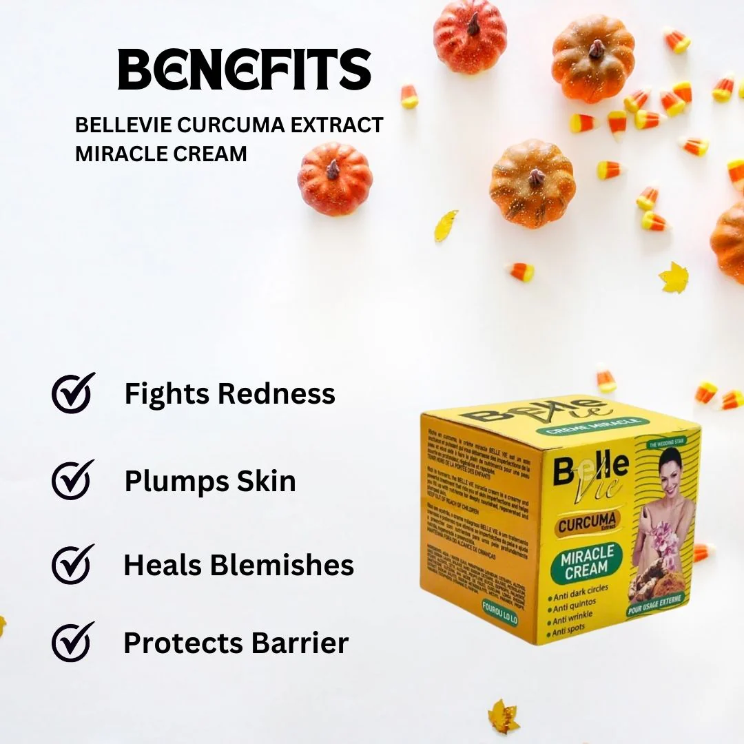 BelleVie Curcuma Extract Miracle Cream 100g - Image 4