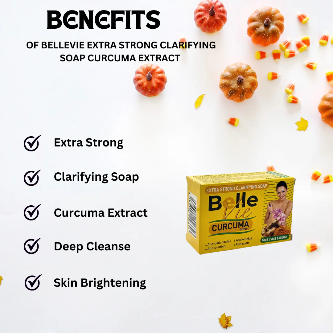 Bellevie Extra Strong Clarifying Soap Curcuma Extract 225g - Image 5