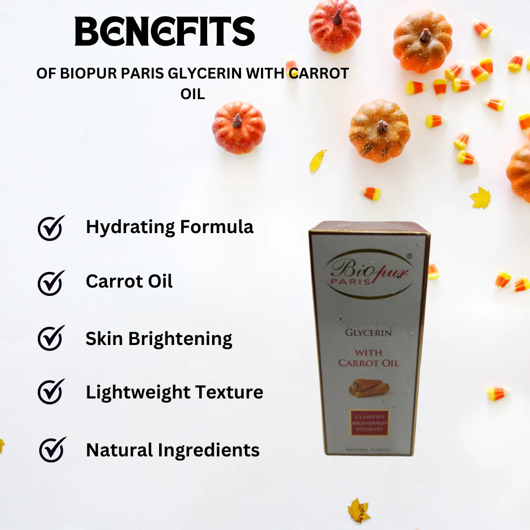 Biopur Paris Glycerin with Carrot Oil 125 ml/ 4.2 fl oz - Image 2