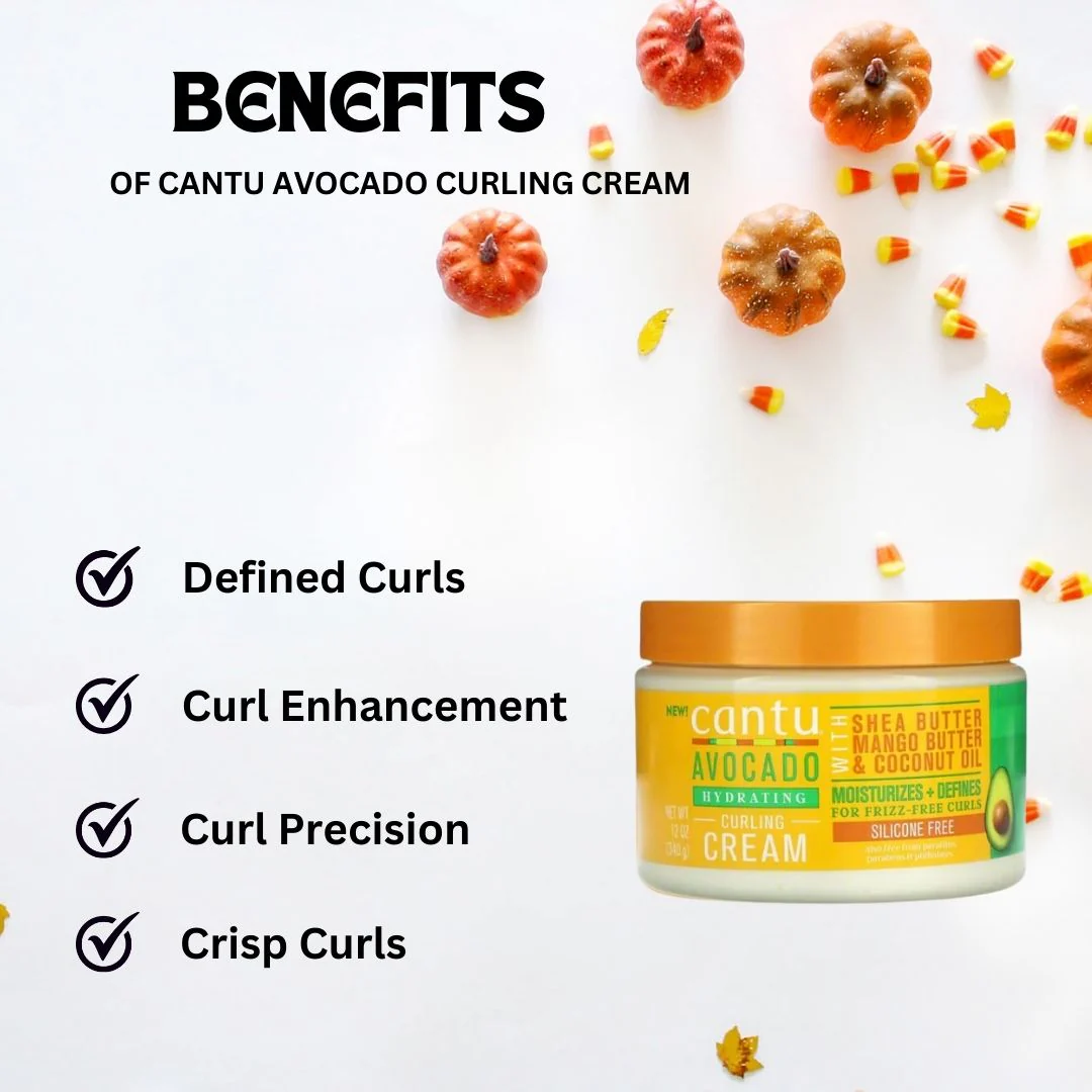 Cantu Avocado Curling Cream 12oz - Image 3