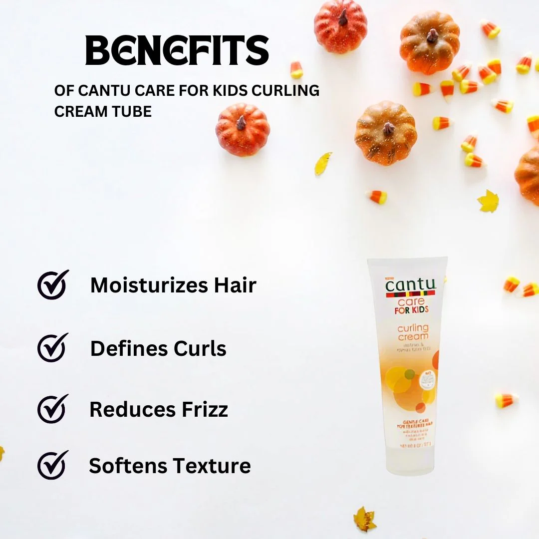 Cantu Care For Kids Curling Cream Tube 8 oz - Image 2