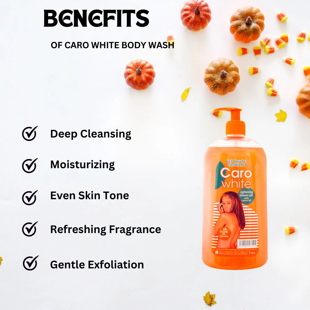 Caro White Body Wash 1000 ml - Image 2