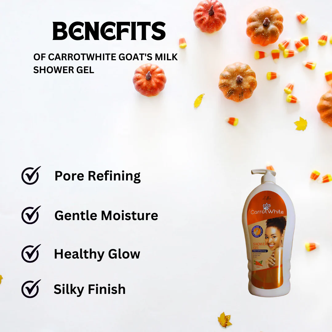 Carrotwhite Goat's Milk Shower Gel 1200ml - Image 2