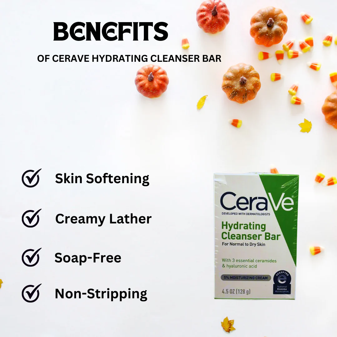 CeraVe Hydrating Cleanser Bar - Pack of 3 - Image 5