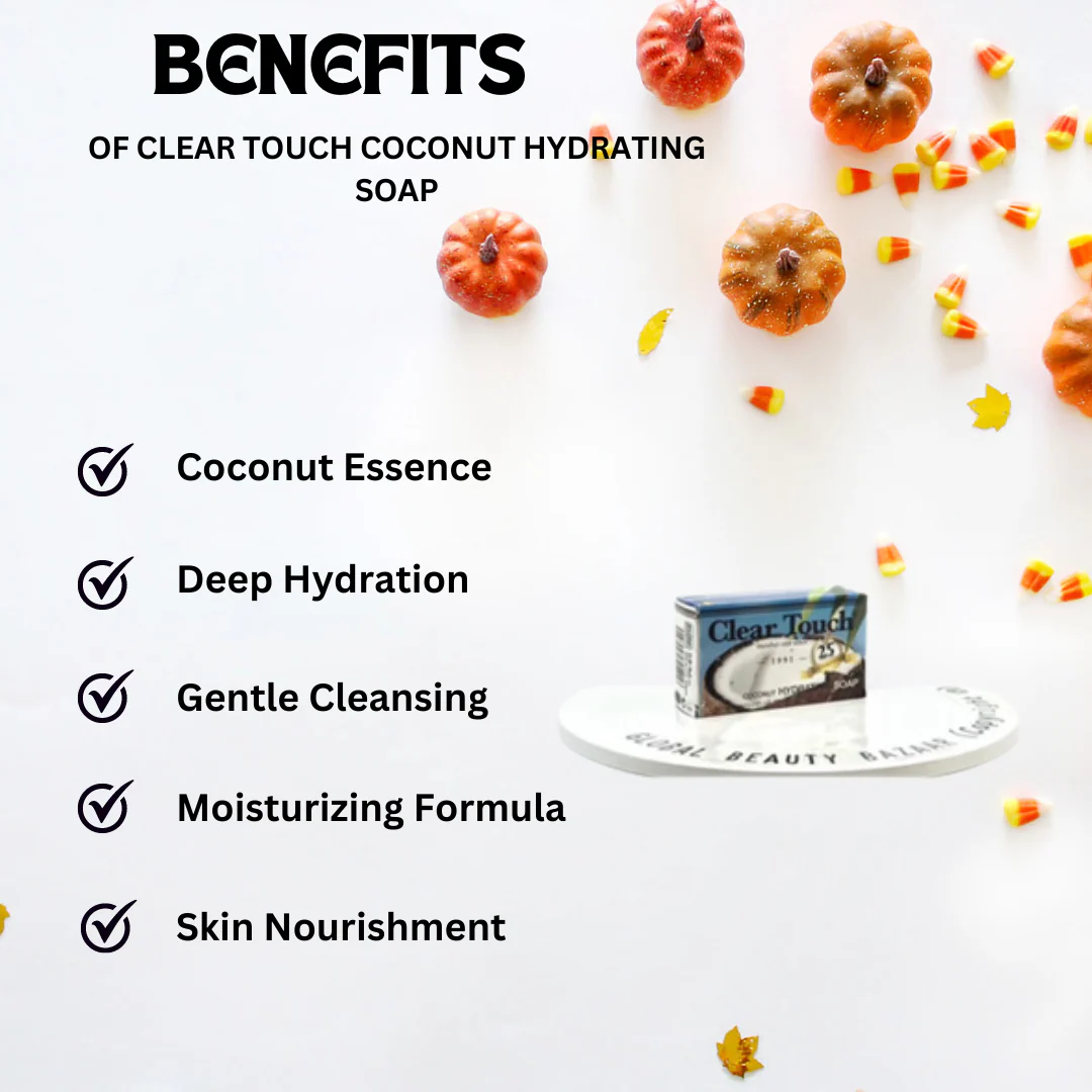 Clear Touch Coconut Hydrating Soap 90 g - Image 2