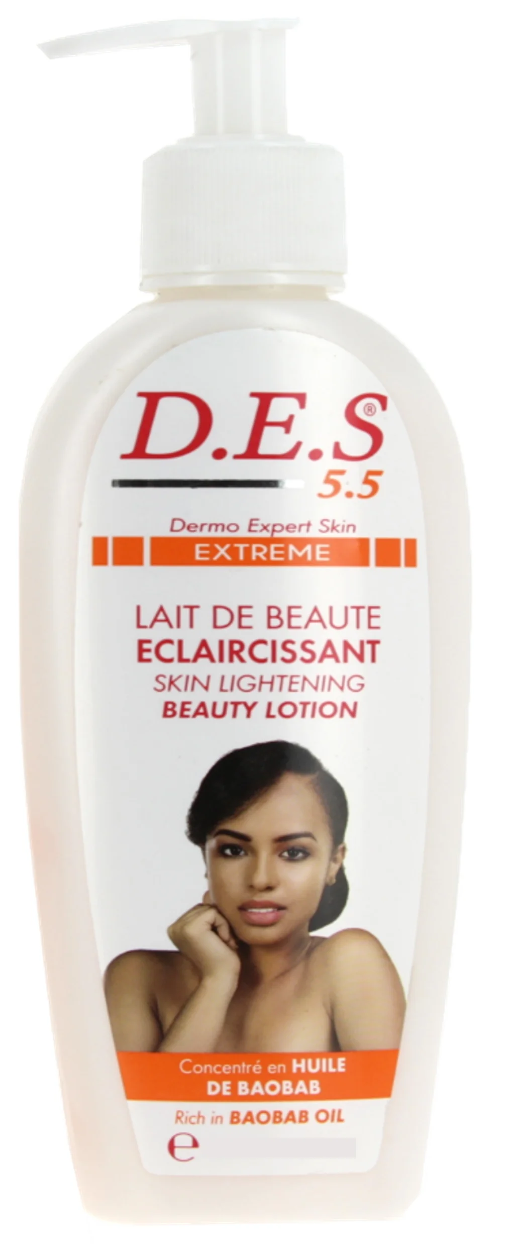 D.E.S 5.5 Extreme Skin Beauty Lotion 17oz - Image 2