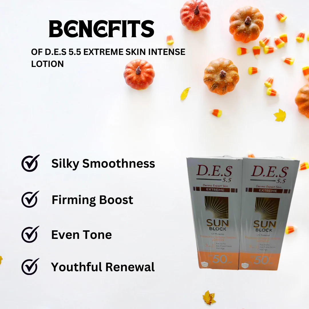 D.E.S 5.5 Extreme Skin Intense Lotion 4.2oz - Image 2