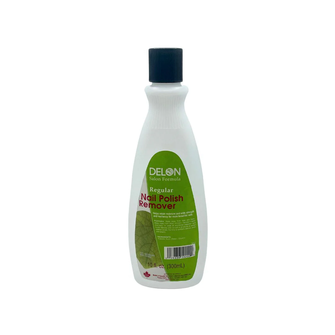 Delon Nail Polish Remover, Regular, Proffesional Salon Formula 10oz