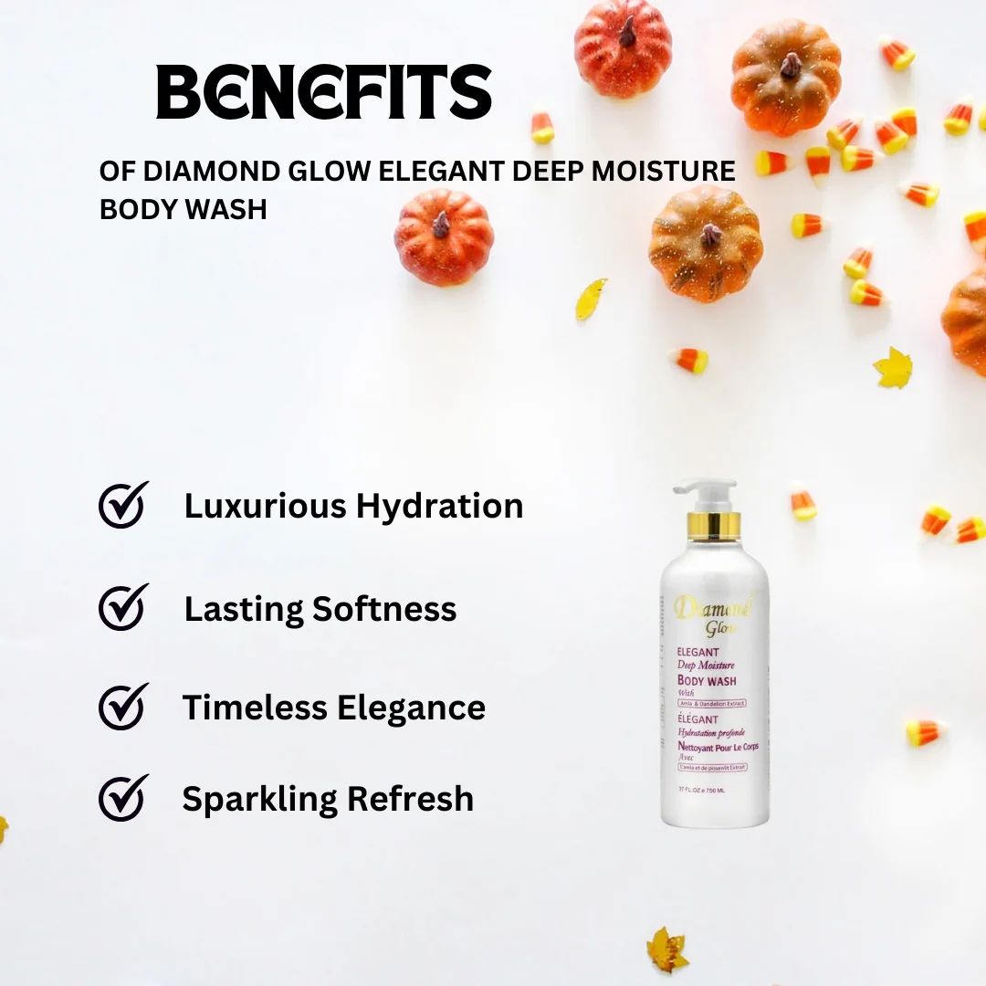 Diamond Glow Elegant Deep Moisture Body Wash 750ml | 27oz - Image 3