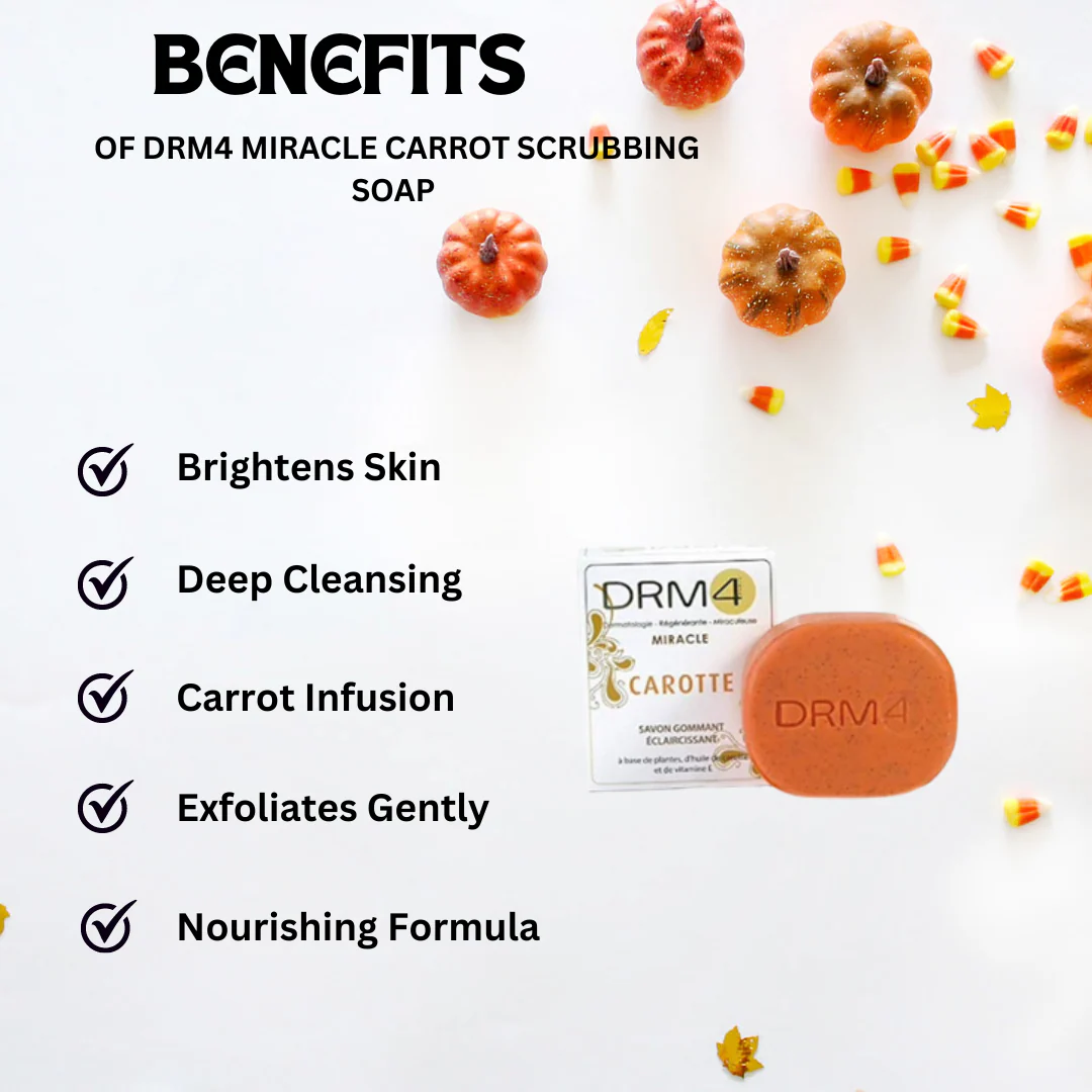 DRM4 MIRACLE Carrot Scrubbing Soap 200 g - Image 2