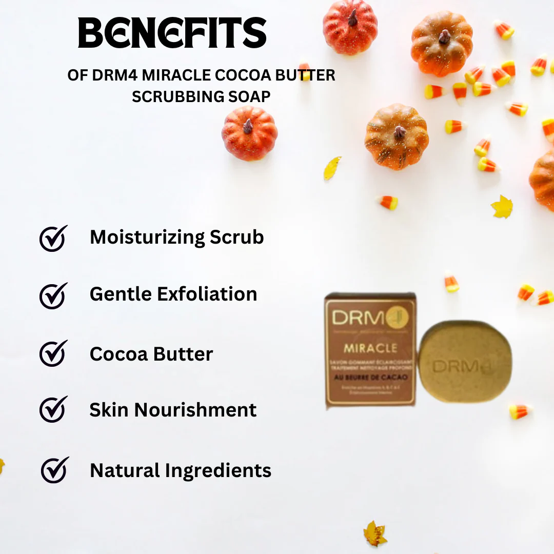 DRM4 MIRACLE Cocoa Butter Scrubbing Soap 7 oz - Image 2