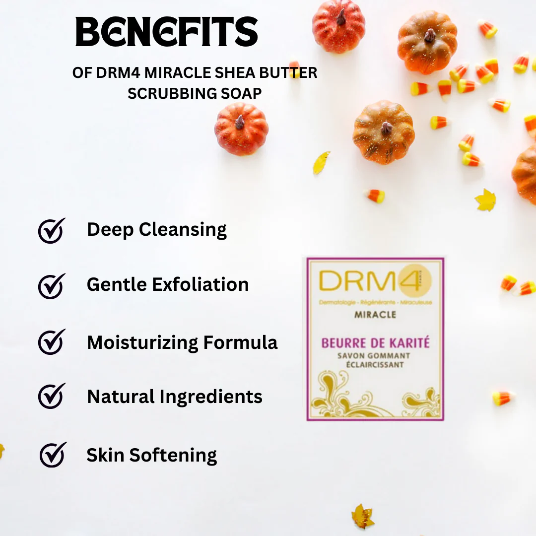 DRM4 MIRACLE Shea Butter Scrubbing Soap 7 oz - Image 2