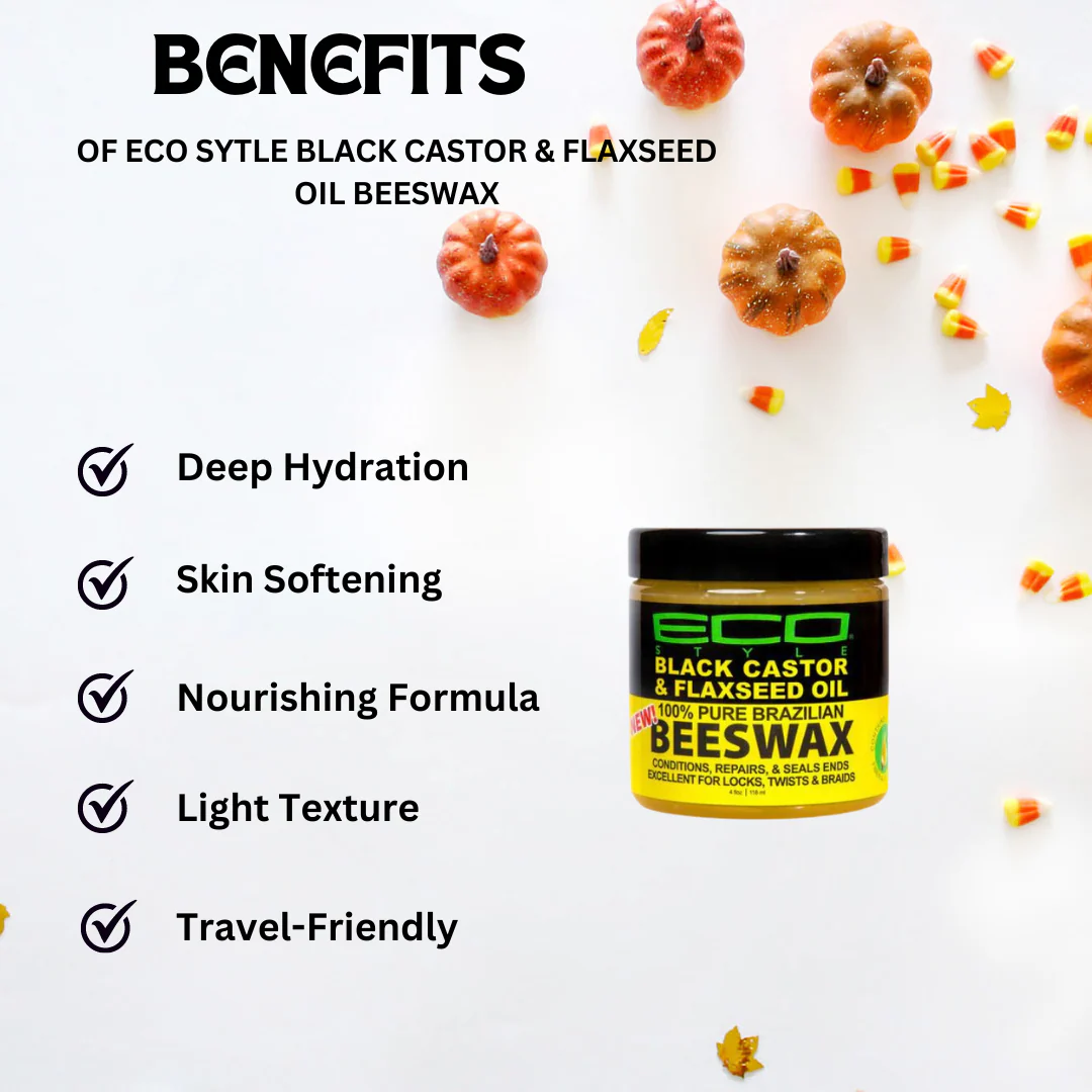 ECO Sytle Black Castor & Flaxseed Oil Beeswax - Image 3