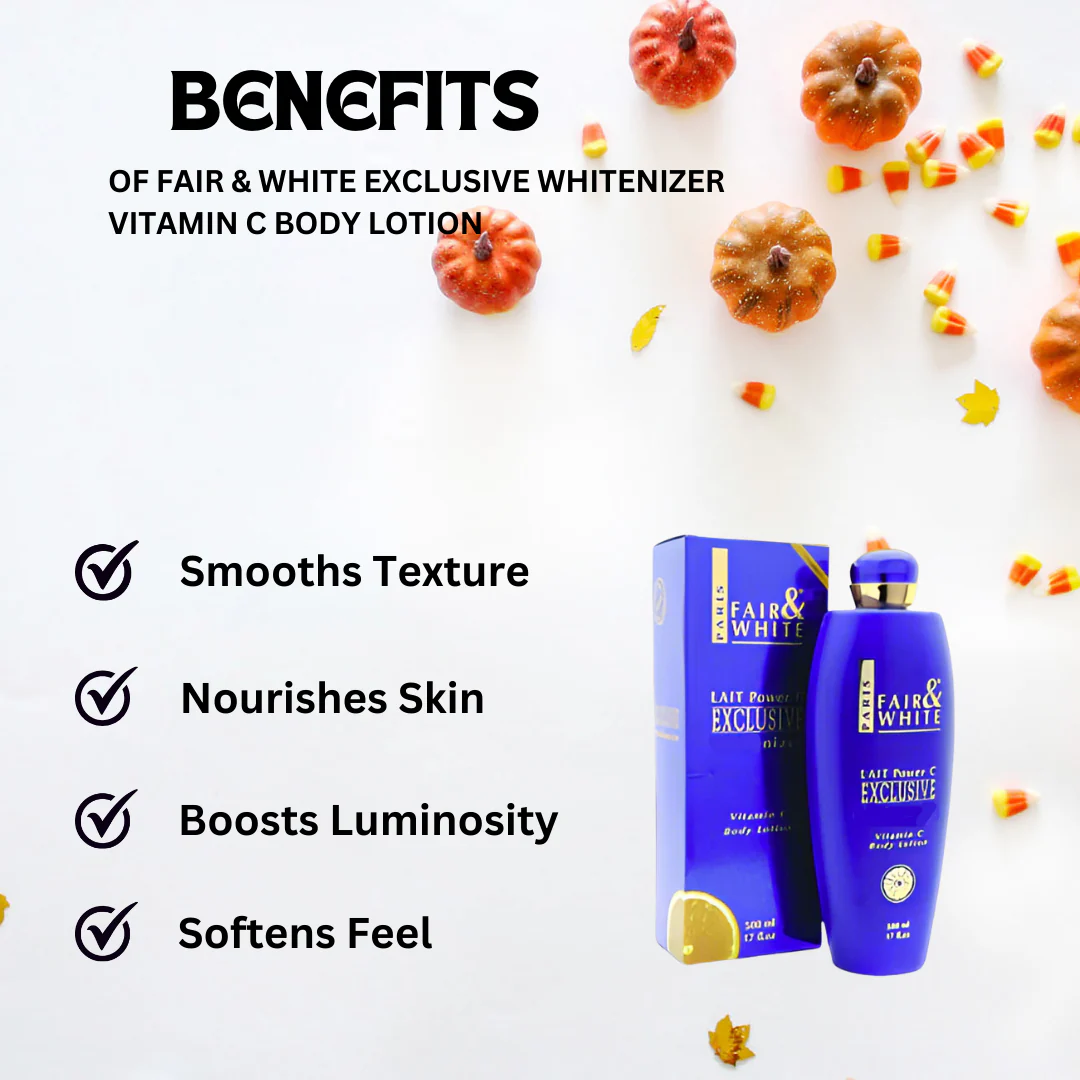 Fair & White Exclusive Whitenizer Vitamin C Body Lotion 17 oz - Image 2