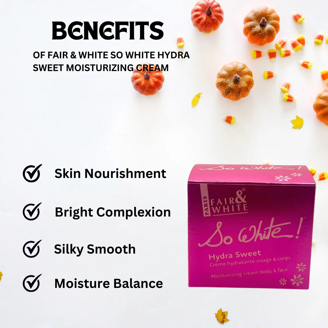 Fair & White So White Hydra Sweet Moisturizing Cream 400ml - Image 4