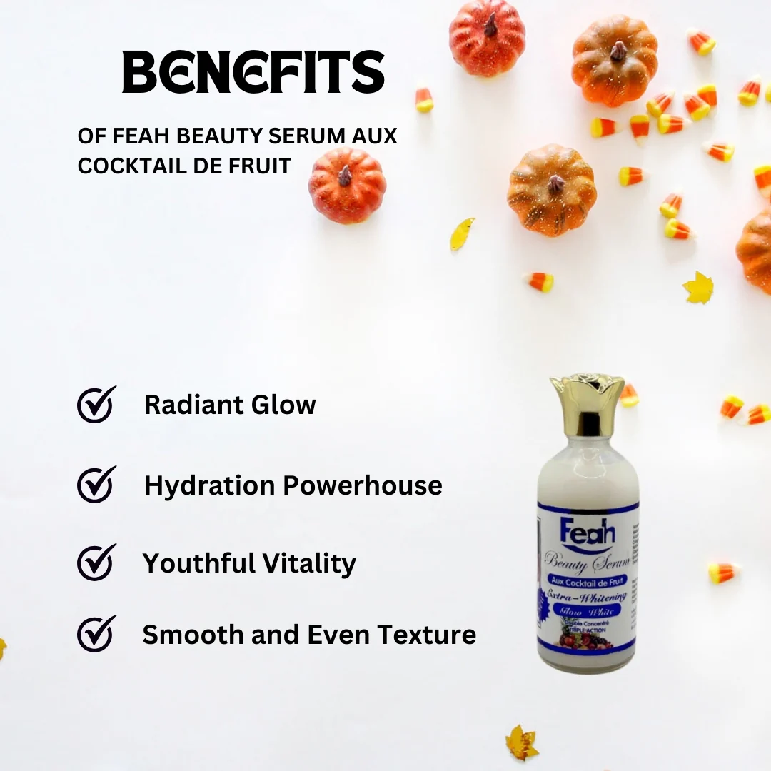 Feah Beauty Serum Aux Cocktail de fruit  100ml - Image 4