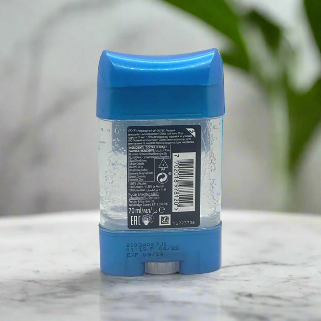Gillette Antiperspirant Gel Cool Wave 3.50oz - Image 2