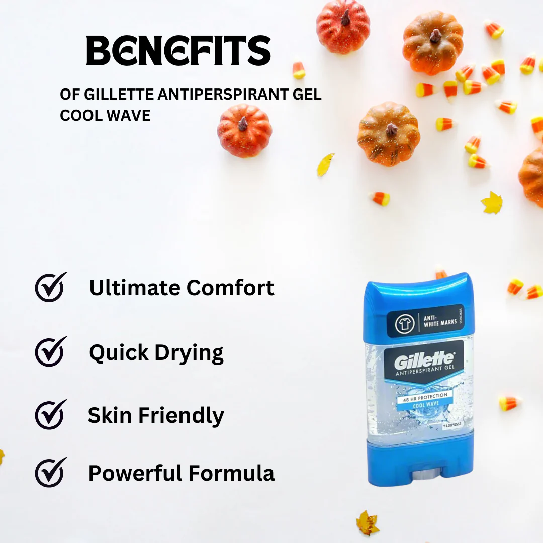 Gillette Antiperspirant Gel Cool Wave (Pack Of 6) - Image 3