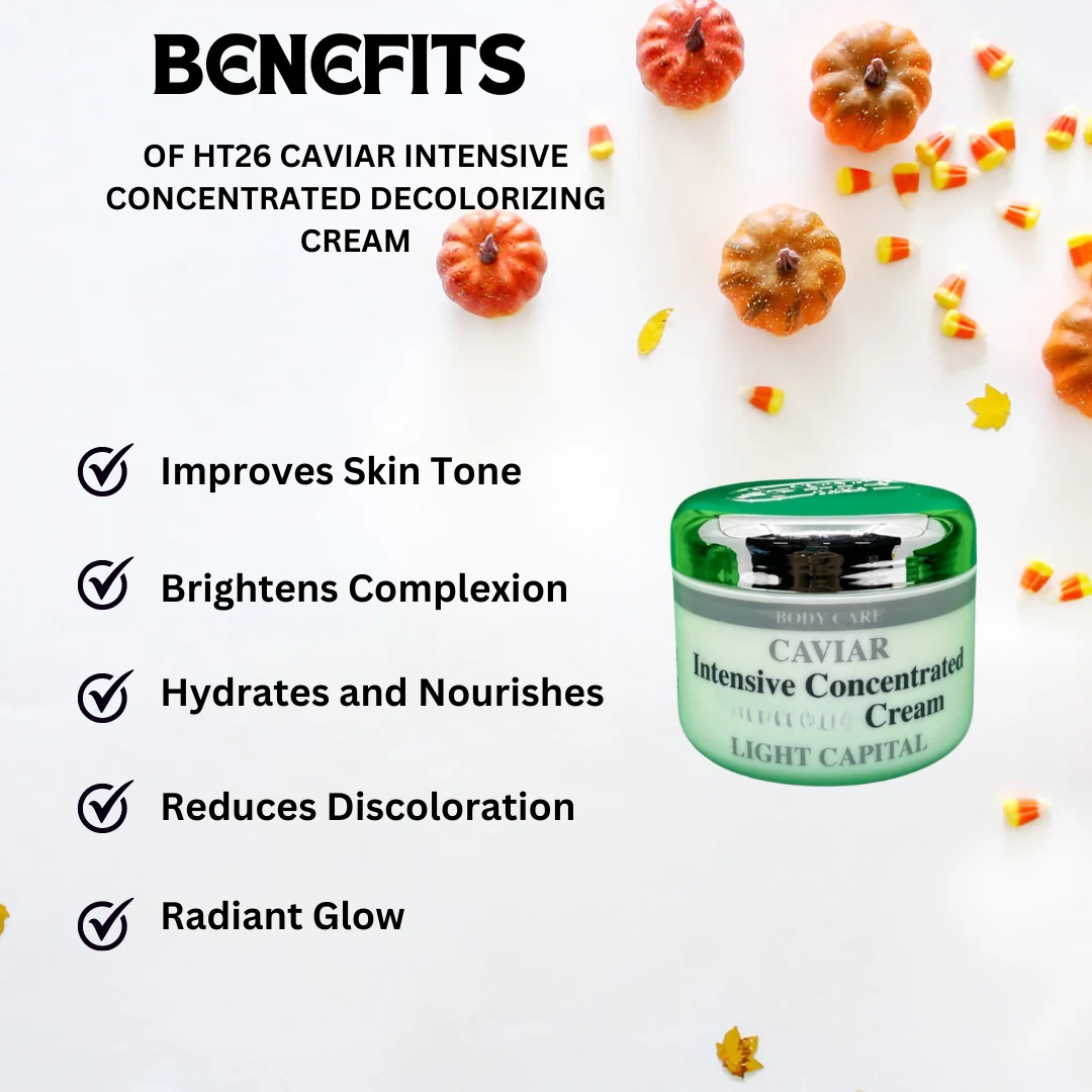 HT26 Caviar Intensive Concentrated decolorizing Cream 500ml - Image 4