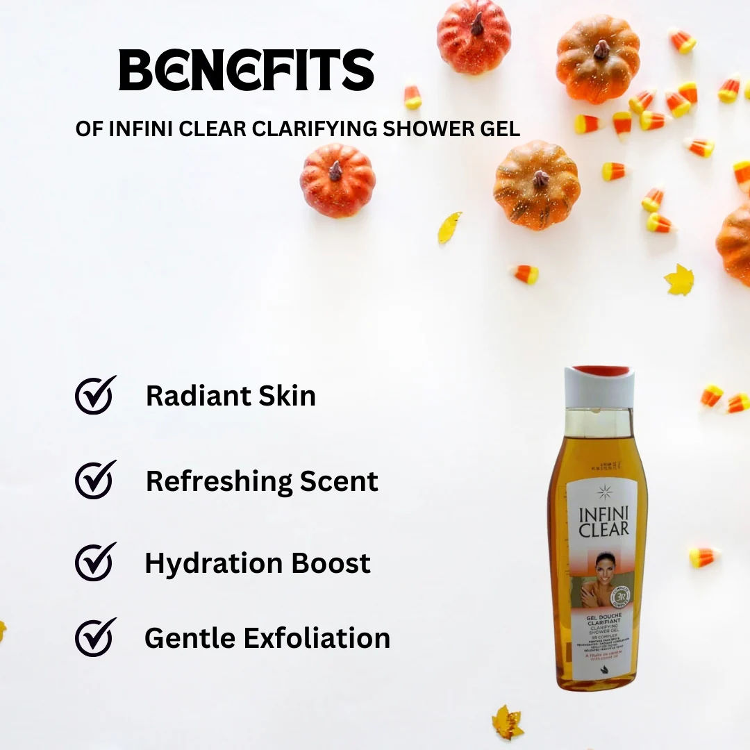 Infini Clear Clarifying Shower Gel 500ml - Image 4