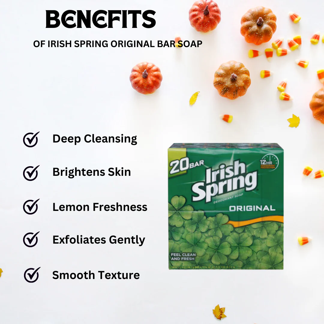 Irish Spring Original Bar Soap 4 oz/ 20 ct - Image 2