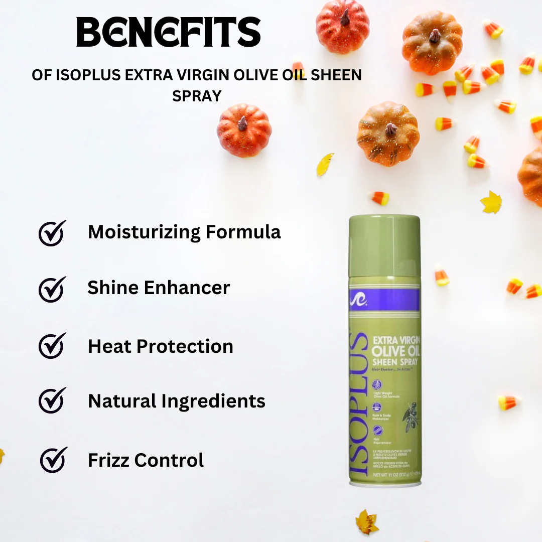 Isoplus Extra Virgin Olive Oil Sheen Spray 11 oz - Image 2
