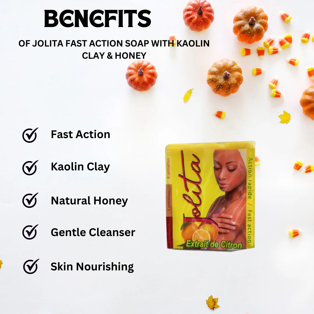 Jolita Fast Action Soap With Kaolin Clay & Honey 225g | 7.95oz - Image 2