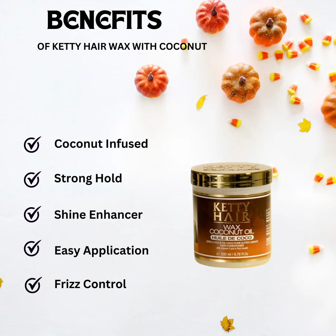 Ketty Hair Wax With Coconut Oil 6.78 oz - Image 2