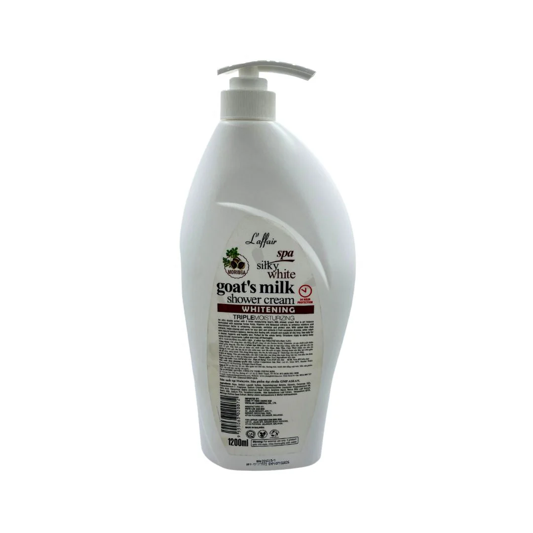 Laffair Spa Silky white Moringa goat milk 1200ml - Image 2