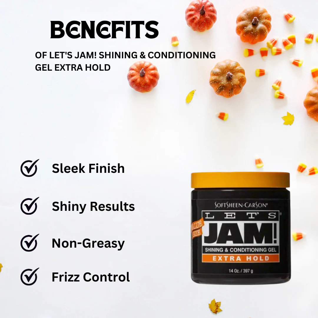Let's Jam! Shining & Conditioning Gel Extra Hold 14 oz jar - Image 2