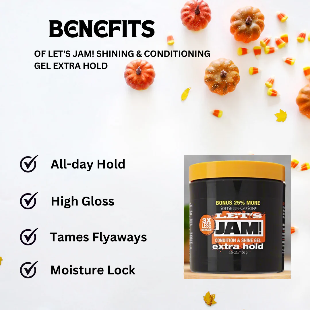 Let's Jam! Shining & Conditioning Gel Extra Hold 5.5oz - Image 3