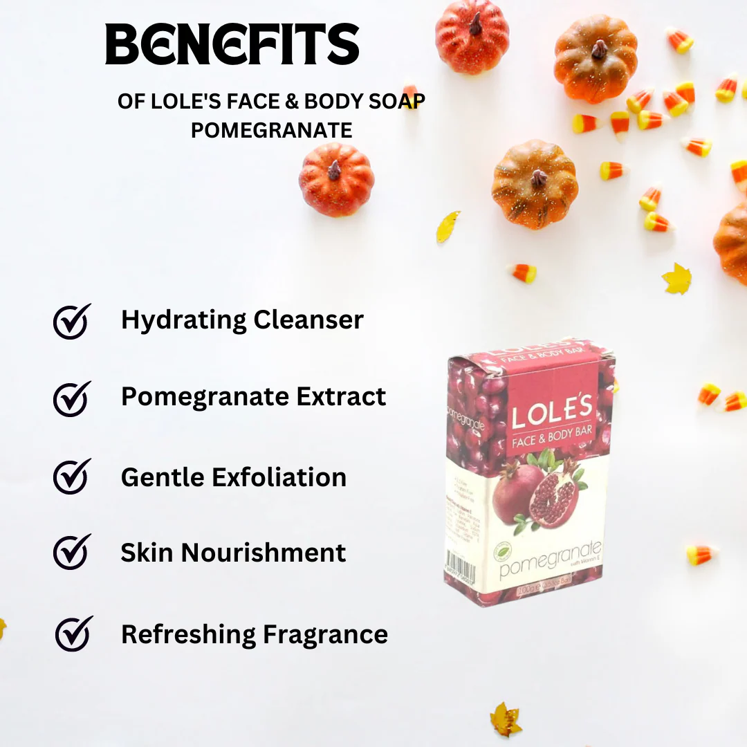 Lole's Face & Body Soap Pomegranate 100g/3.5 oz - Image 2