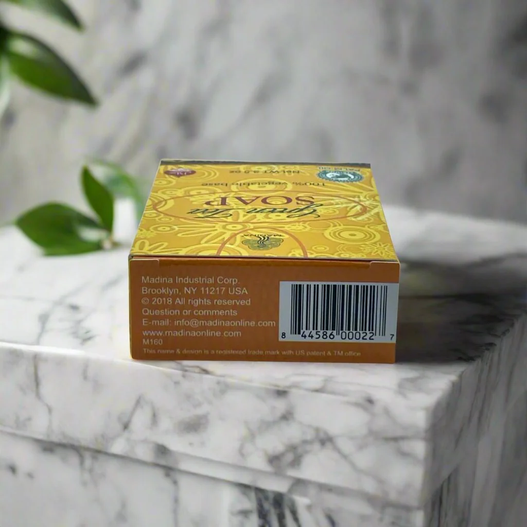 Madina Herbal Green Tea Soap 3.5 oz - Image 4