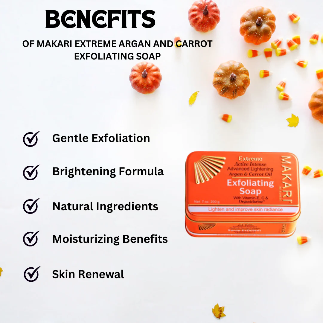 Makari Extreme Argan and Carrot Exfoliating Soap 7 oz/200 g - Image 2