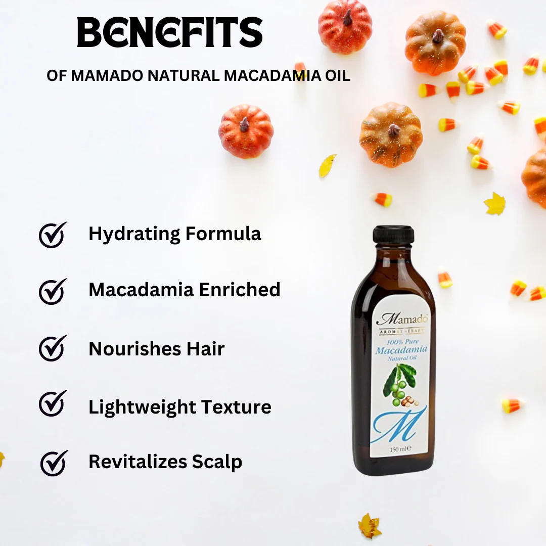 Mamado Natural Macadamia Oil 150ml - Image 2