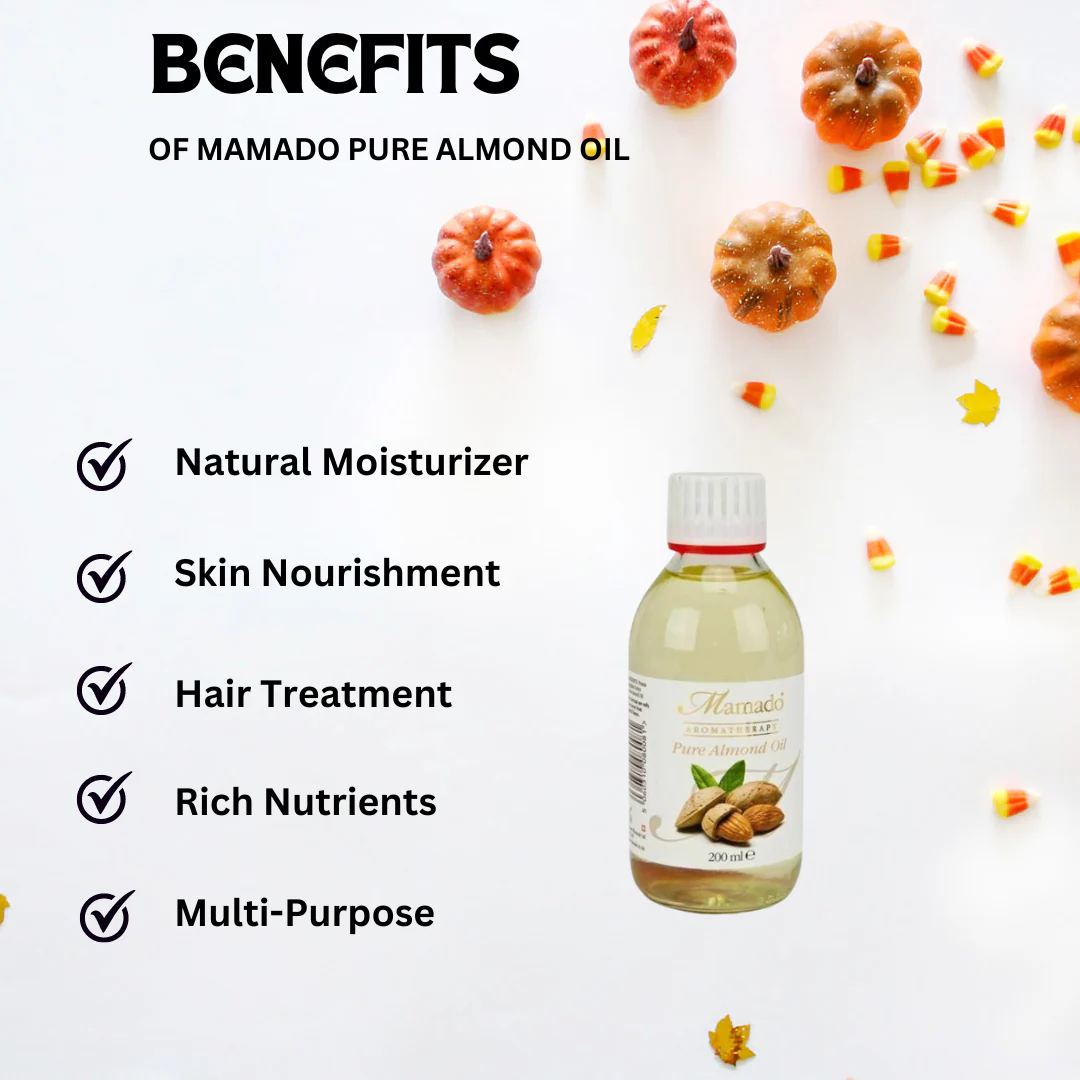 Mamado Pure Almond Oil 200 ml - Image 2
