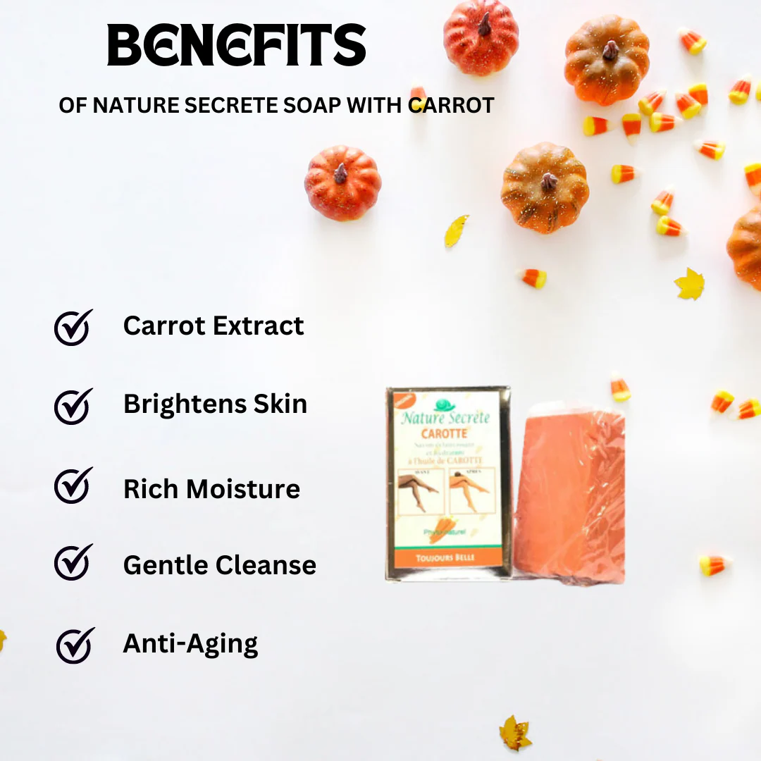 Nature Secrete Soap with Carrot Oil 350g - Image 2