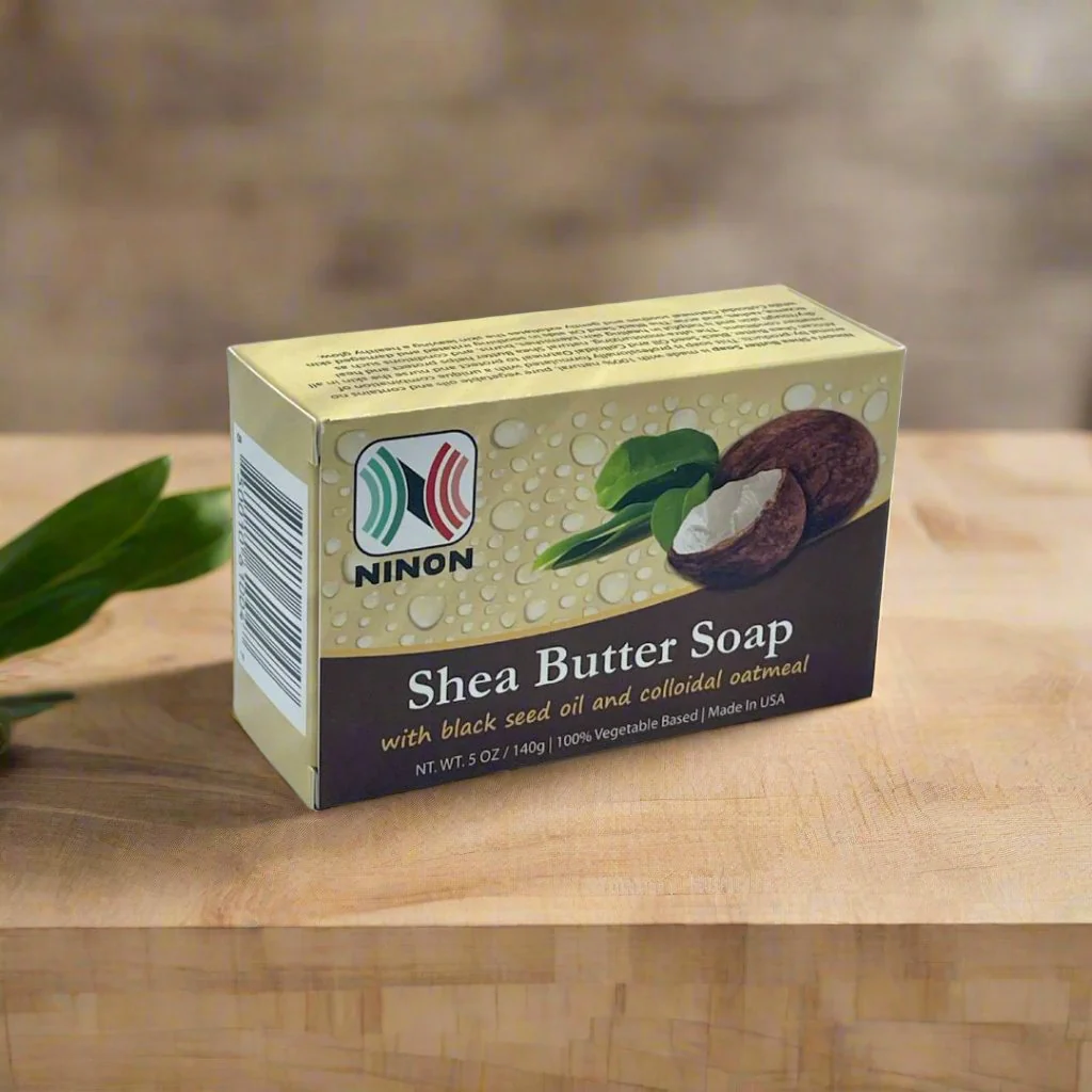 Ninon Shea Butter Soap with black seed oil and colloidal oatmeal 5oz
