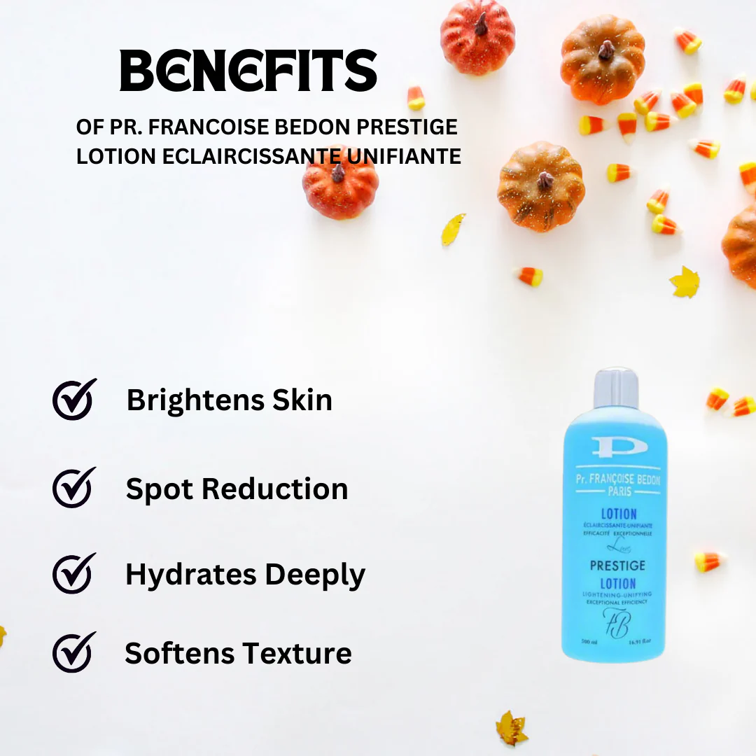 Pr. Francoise Bedon Prestige Lotion Eclaircissante Unifiante 500ml - Image 2