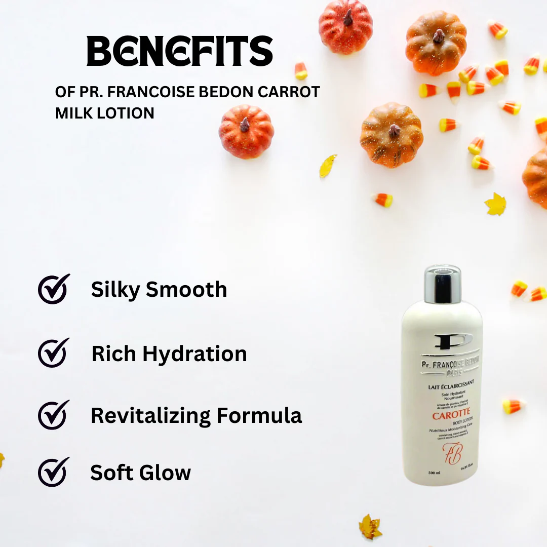 PR. Francoise Bedon Carrot Milk Lotion 16.8 oz - Image 3