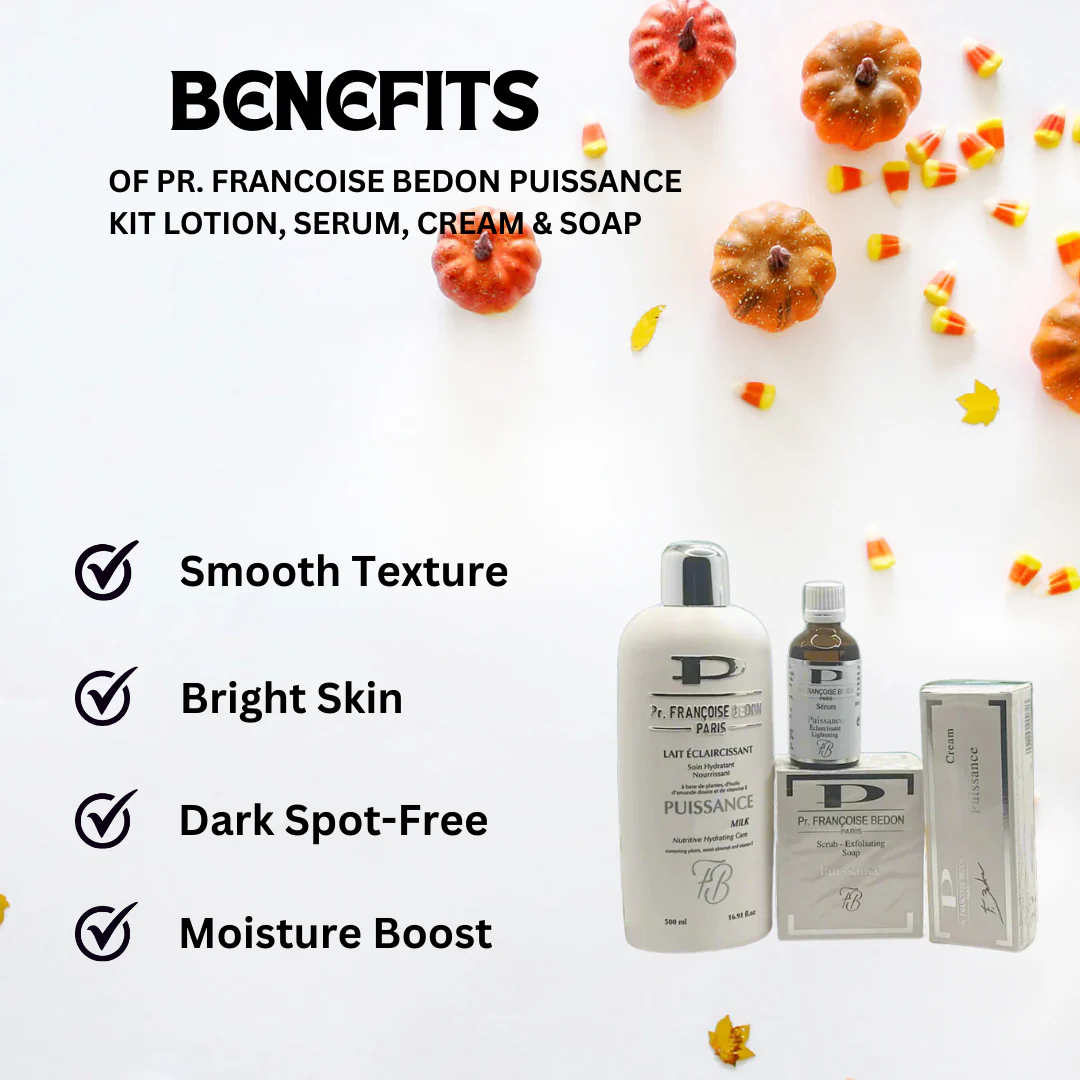 Pr. Francoise Bedon Puissance Kit Lotion,Serum,Cream&Soap - Image 2