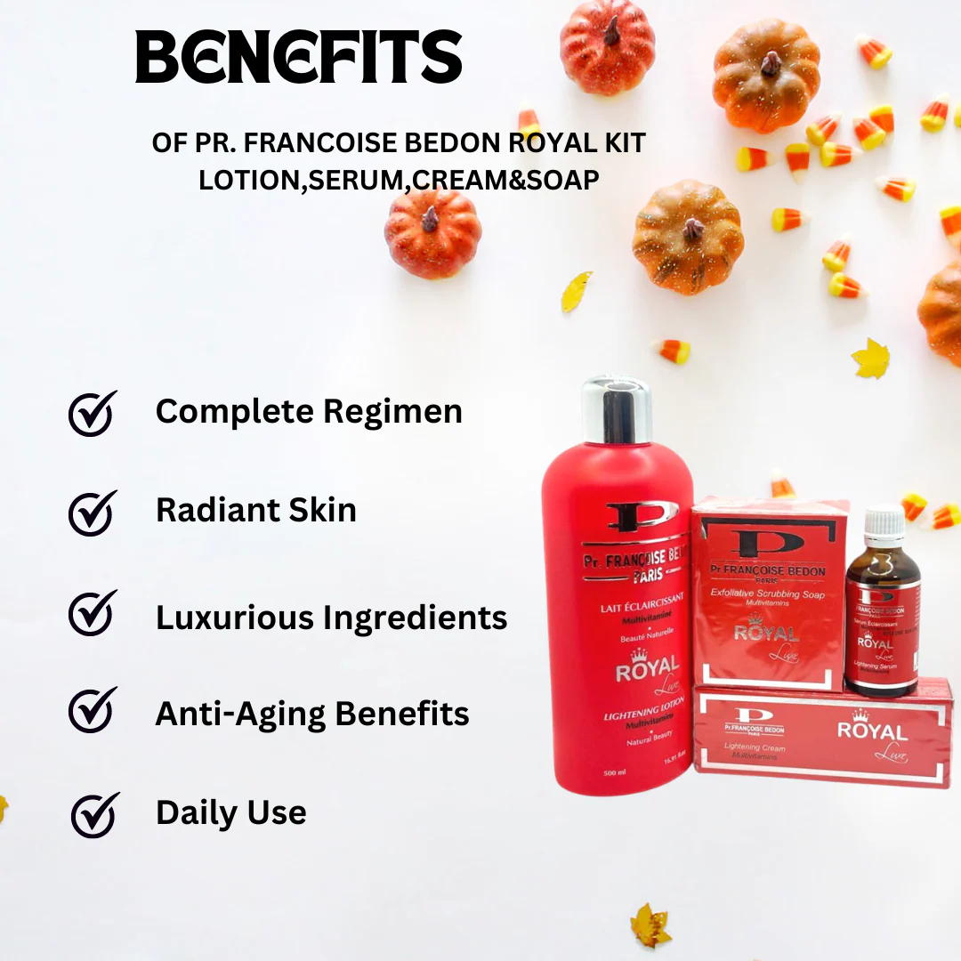 Pr. Francoise Bedon Royal Kit Lotion,Serum,Cream&Soap - Image 2