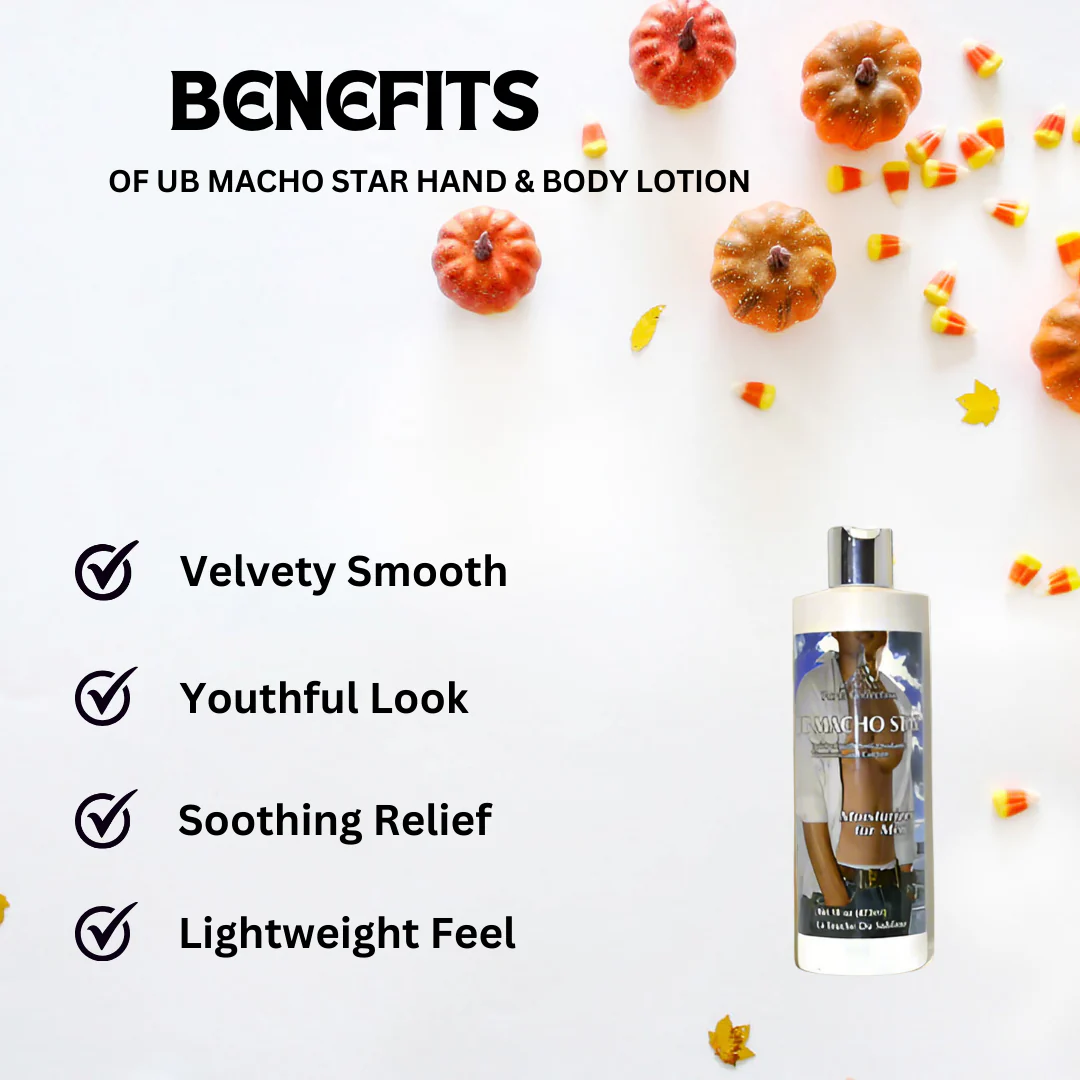 UB MACHO STAR Hand & Body Lotion 16 oz - Image 2
