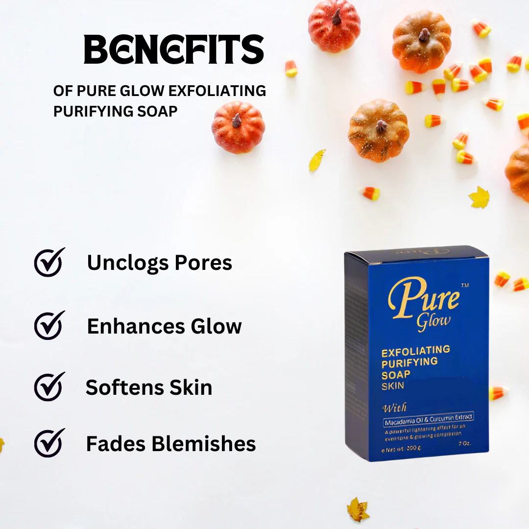 Pure Glow Exfoliating Purifying Soap 7 oz - Image 2